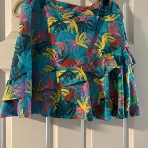 Vibrant Multicolor Skater Skirt
